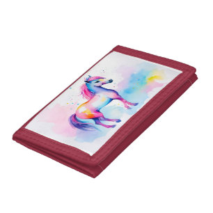 Colorful Pony 2 Tri-fold Wallet