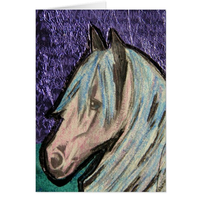 Colorful Pony Collage Cards (Front)