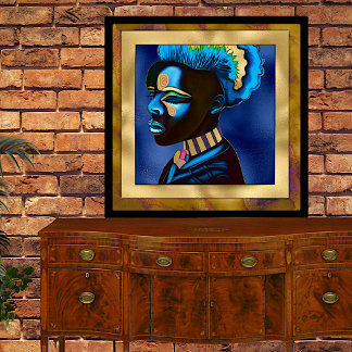 Colorful Pop Art African Man 2 