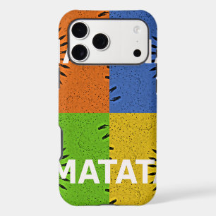Colorful Pop Art Collage & "Hakuna Matata" Message iPhone 17 Pro Max Case