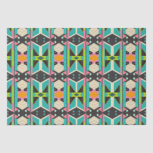 Colorful Pop Art Deco Abstract Modern Geometric Tissue Paper