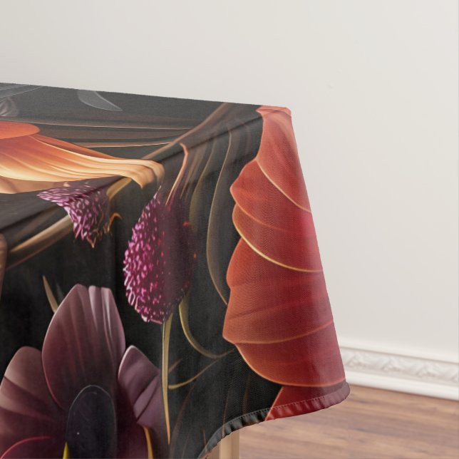 Colorful Poppies Tablecloth (In Situ)