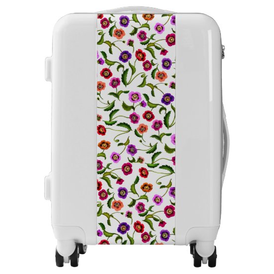 Flower Luggage Zazzle