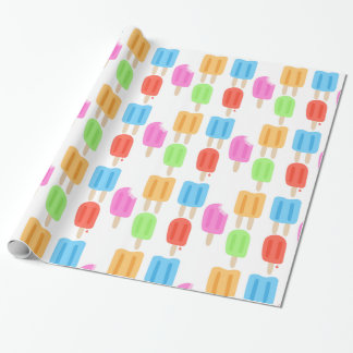 Colorful Popsicle Pattern Wrapping Paper