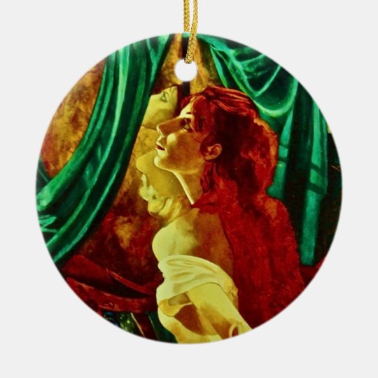 colorful porcelain ornament