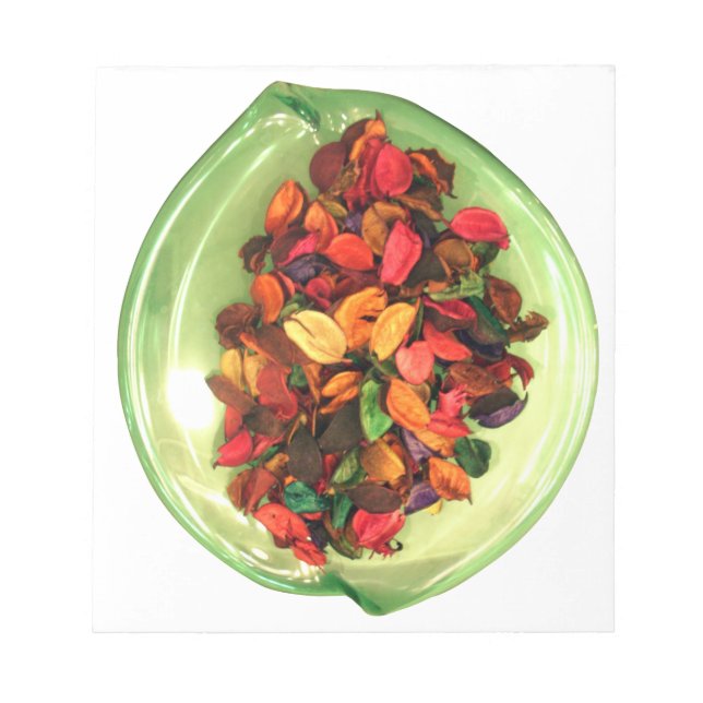 Colorful Potpourri: A Scent-sational Display Notepad (Front)