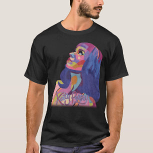 Colorful Potrait Digital Art Design T-Shirt