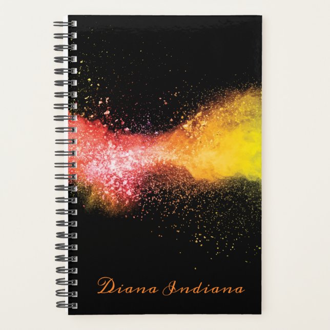 Colorful Powders Dyeing Planner (Front)