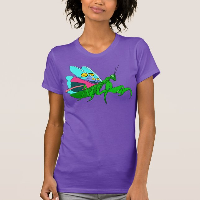 Colorful Praying Mantis T-Shirt (Front)