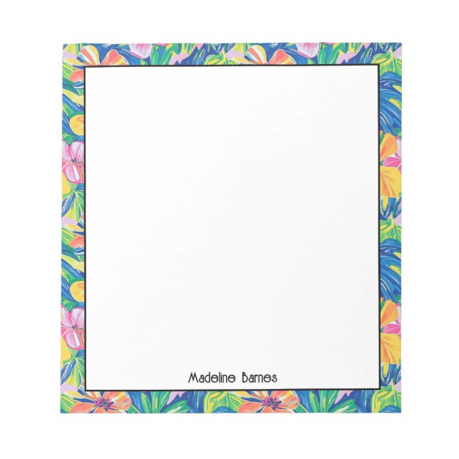 Colorful Preppy Notepad (Front)