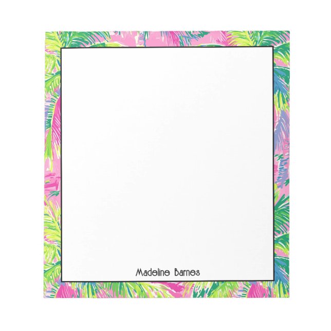 Colorful Preppy Notepad (Front)