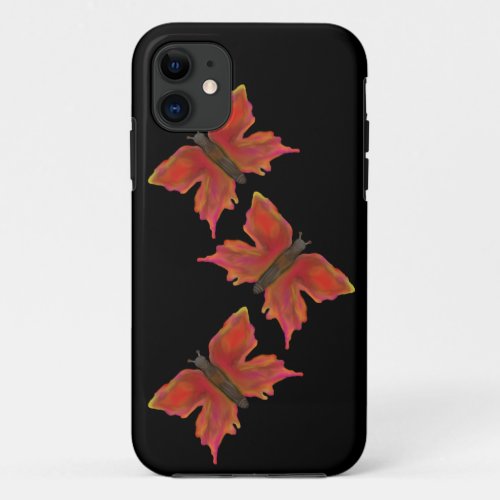 Colorful Pretty Butterflies iPhone 11 Case