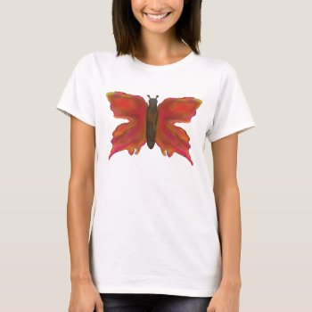 Colorful Pretty Butterfly T-shirt by HaHaHolidays at Zazzle