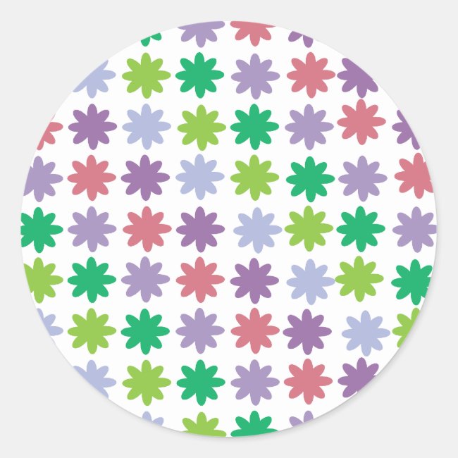 Colorful Pretty Flower Pattern Girly