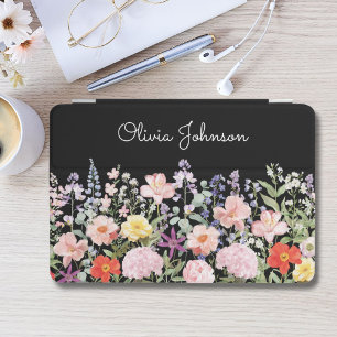 Colorful Pretty Flowers Floral Garden Personalized iPad Mini Cover