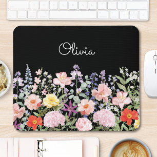 Colorful Pretty Flowers Floral Garden Personalized Mouse Pad