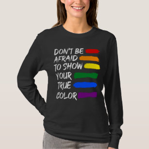 Colorful Pride LGBTQ Gay Lesbian Queer T-Shirt