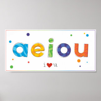 Colorful print for baby, toddlers or kids bedroom