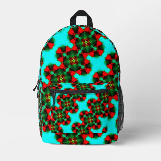 Colorful Printed Backpack (Front)