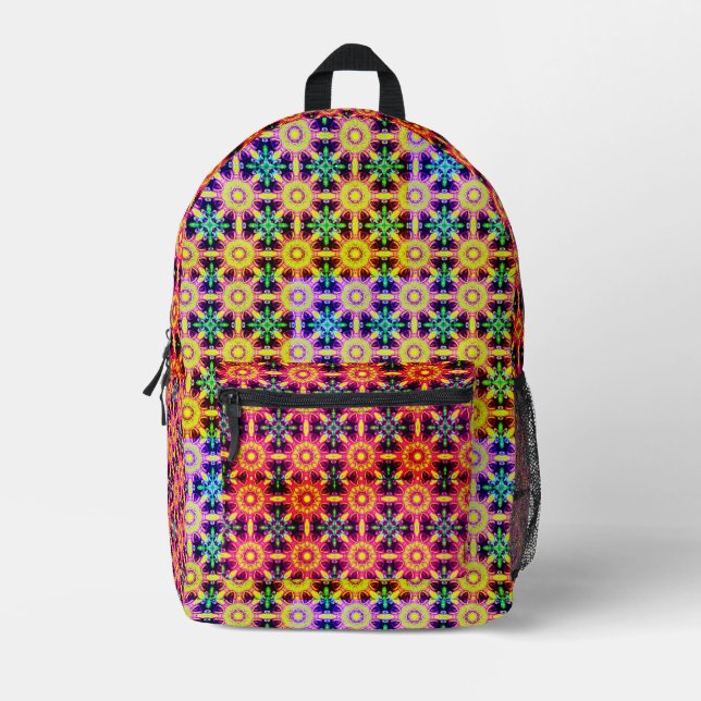 Colorful Printed Backpack (Front)