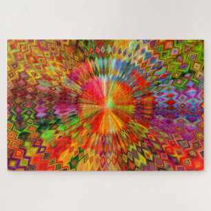 Colorful Prism Kaleidoscope Jigsaw Puzzle
