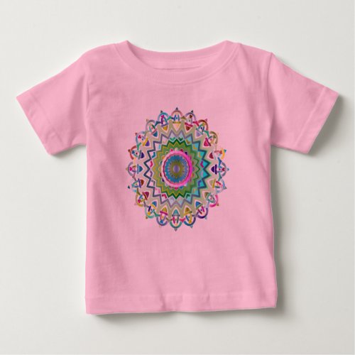 Colorful Prismatic Celtic Knots Baby T_Shirt