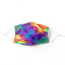 Colorful Prismatic Rainbow Fabric Washable Adult Cloth Face Mask
