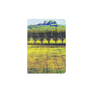 Colorful Private Prairie Passport Book Holder