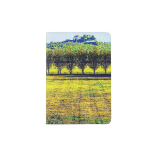 Colorful Private Prairie Passport Book Holder