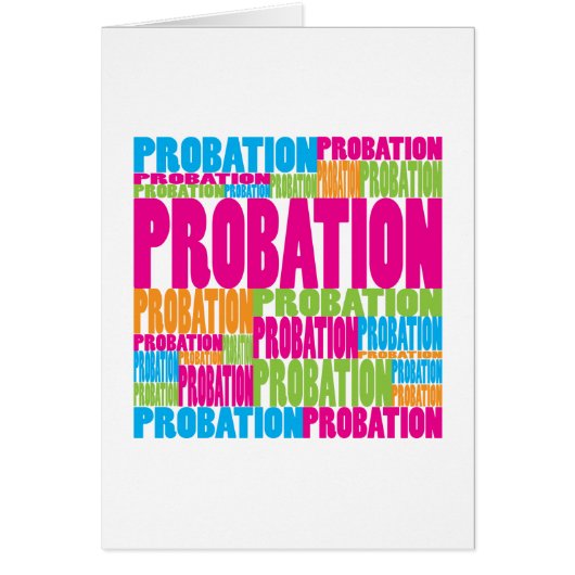 Colorful Probation Cards (Front)