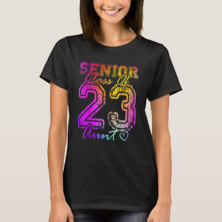 Colorful Proud Aunt Cute Heart Graduate Senior 202 T-Shirt