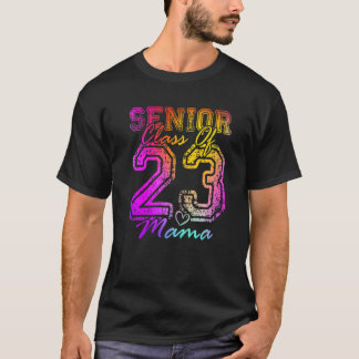 Colorful Proud Mama Cute Heart Graduate Senior 202 T-Shirt