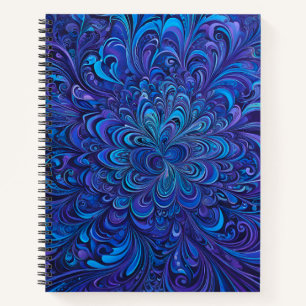 Colorful Psychedelia Airbrush Art Spiral Notebook