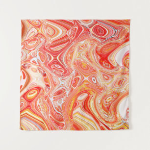 Colorful psychedelic background made of interweavi tapestry
