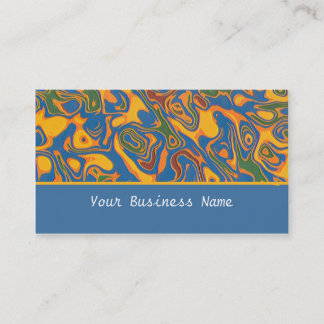 Colorful Psychedelic Business Card
