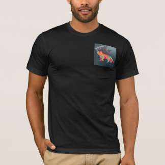 Colorful Psychedelic Cat Clipart T-Shirt