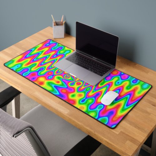 Colorful Psychedelic Desk Mat