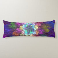 Colorful Psychedelic Flower Abstract Fractal Art