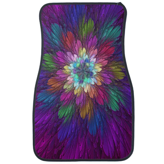 Floral Psychedelic Door Mat main image 1
