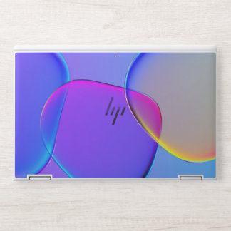Colorful Psychedelic Flower Abstract Fractal Art H HP Laptop Skin