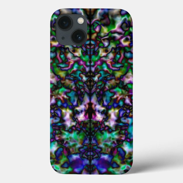 Colorful psychedelic kaleidoscope Case-Mate iPhone case (Back)