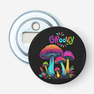 Colorful Psychedelic Mushrooms- Bottle Opener