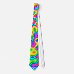 Colorful Psychedelic Neck Tie