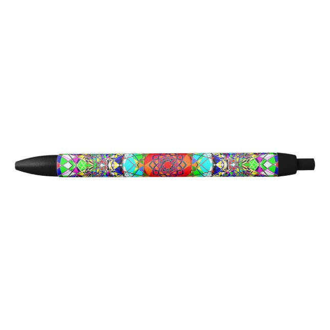 Colorful Psychedelic Shapes | Abstract Pen (Front)