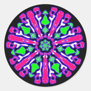 Colorful Psychedelic Sticker #4