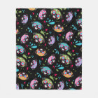 Colorful Pug Sugar Skulls Pattern