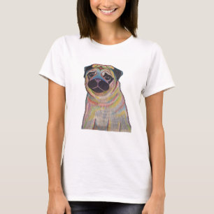 Colorful Pug T-Shirt
