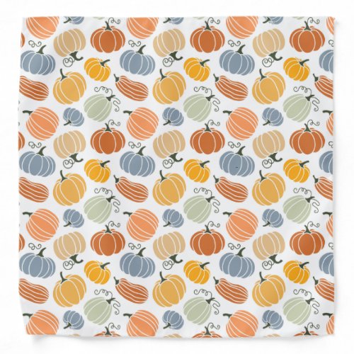 Colorful Pumpkin Gourd Pattern Bandana