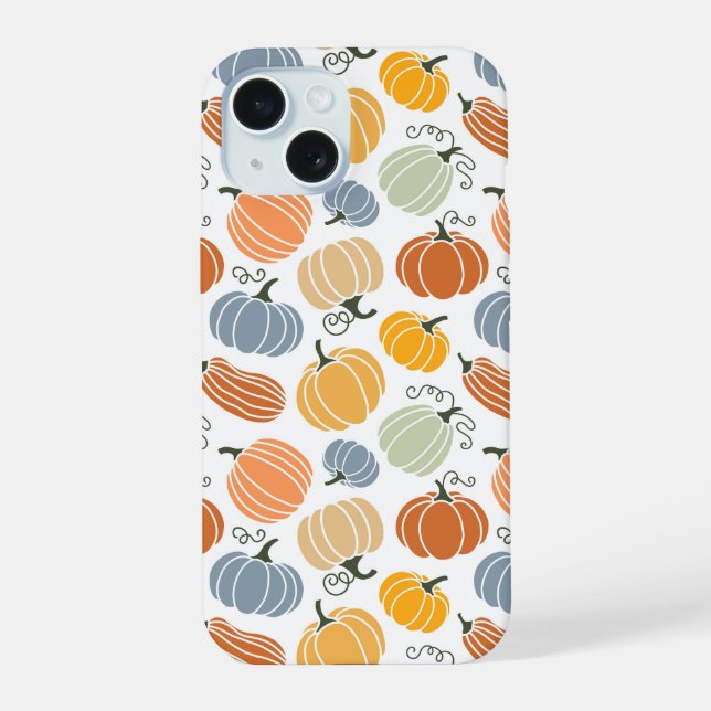 Colorful Pumpkin Gourd Pattern Iphone Case (Back)