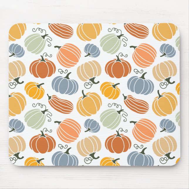 Colorful Pumpkin Gourd Pattern Mouse Pad (Front)